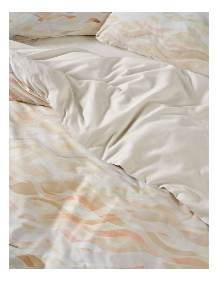 Linen House Currumbin Quilt Cover Set in Peach image 3