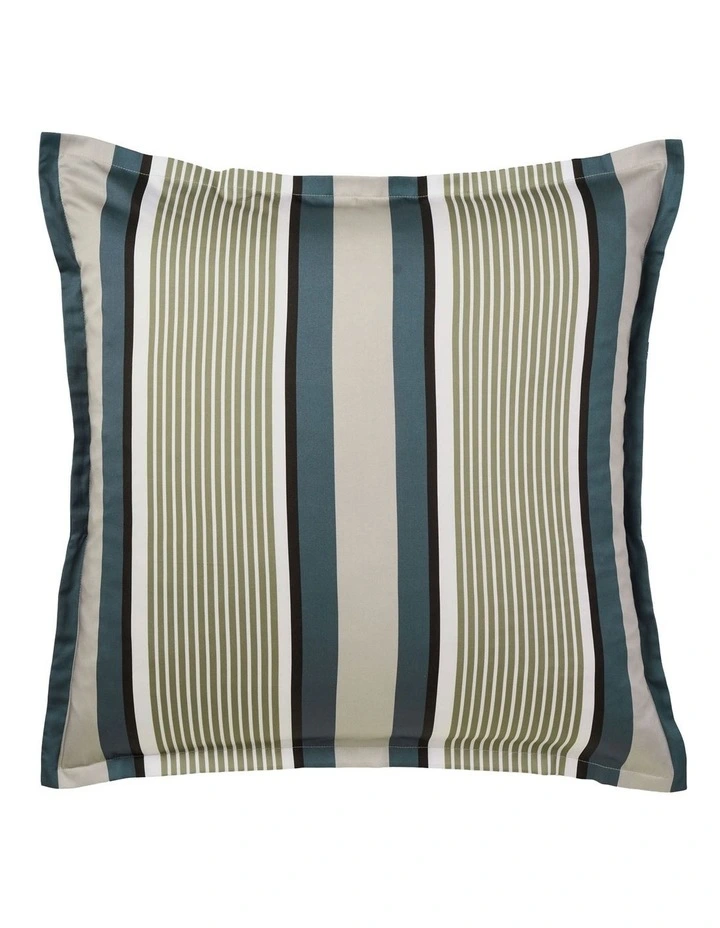 Nara Stripe Quilt Cover Set in Bluestone image 6