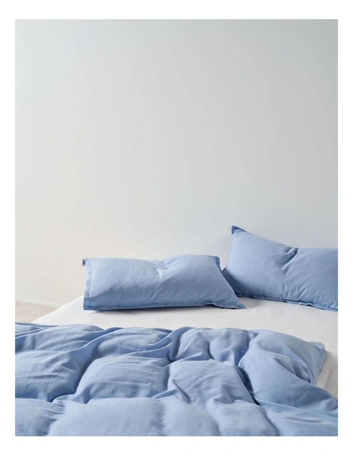 Connie Quilt Cover Set in Bluebell image 2