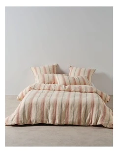 Coolum Quilt Cover Set in Papaya