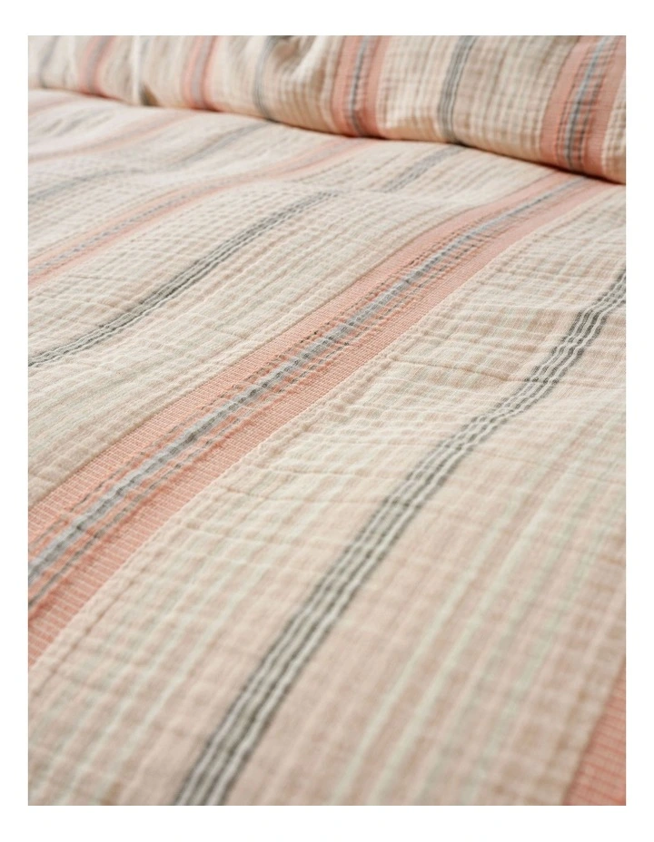 Coolum Quilt Cover Set in Papaya image 2