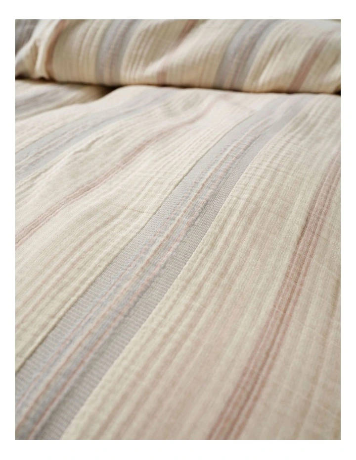 Coolum Quilt Cover Set in Silver image 2