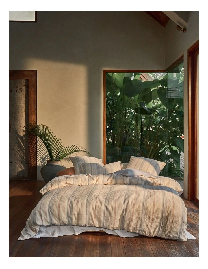 Coolum Quilt Cover Set in Silver image 5