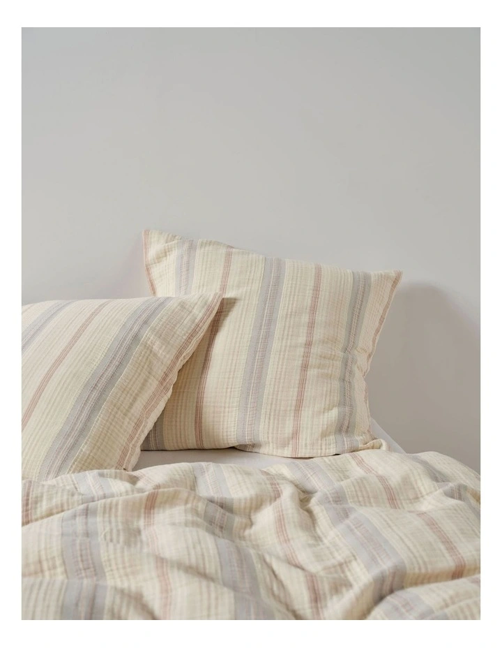 Coolum Quilt Cover Set in Silver image 5