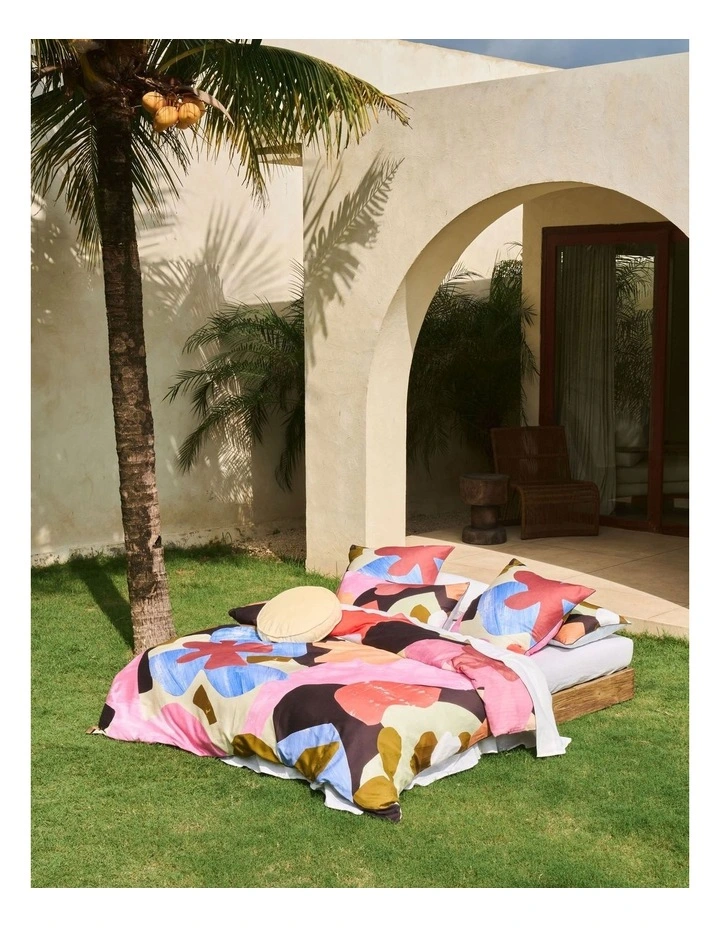 Linen House Glinda Quilt Cover Set in Blackcurrent image 2