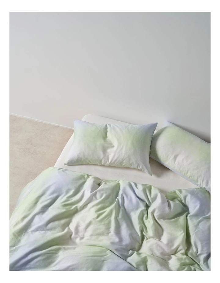 Sunrise Check Quilt Cover Set in Clearwater image 3