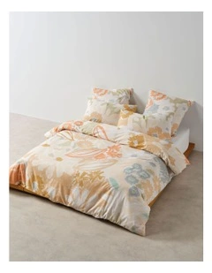 Linen House Gigi Quilt Cover Set in Nectar
