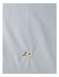 Linen House Eva Quilt Cover Set in Sky