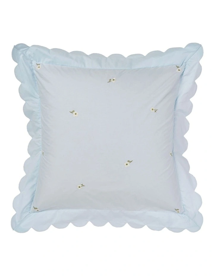 Linen House Eva Quilt Cover Set in Sky image 5