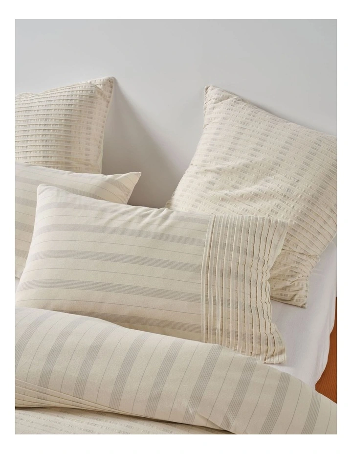 Pambula Quilt Cover Set in Vanilla image 4