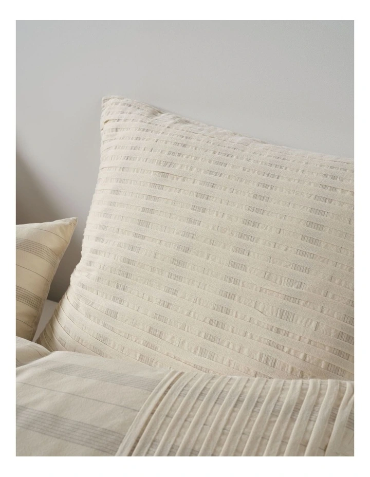 Pambula Quilt Cover Set in Vanilla image 5