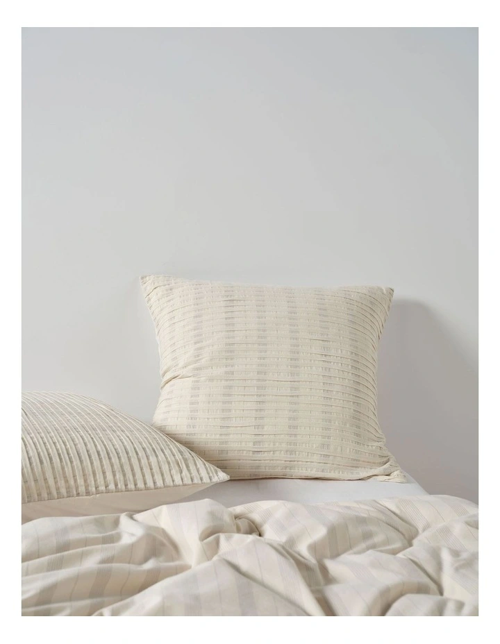 Pambula Quilt Cover Set in Vanilla image 7