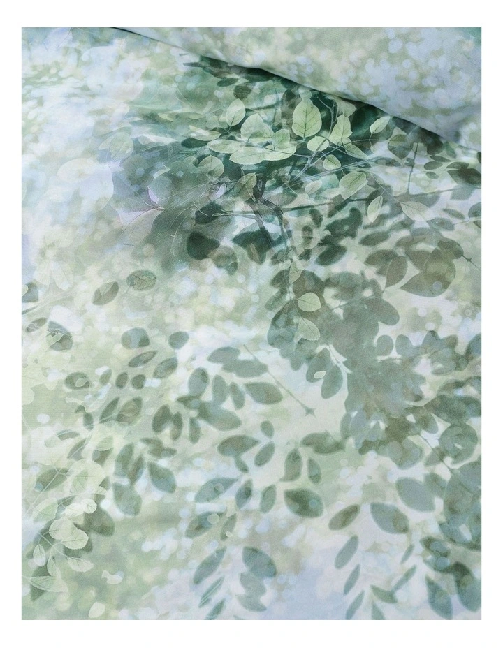 Linen House Treetop Quilt Cover Set in Emerald image 2