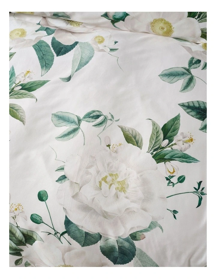 Loretta Quilt Cover Set in Vanilla image 3