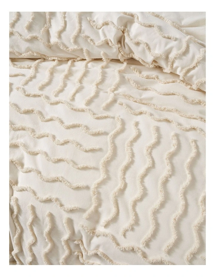 Metung Quilt Cover Set in Latte image 2