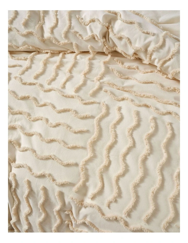 Metung Quilt Cover Set in Latte image 3