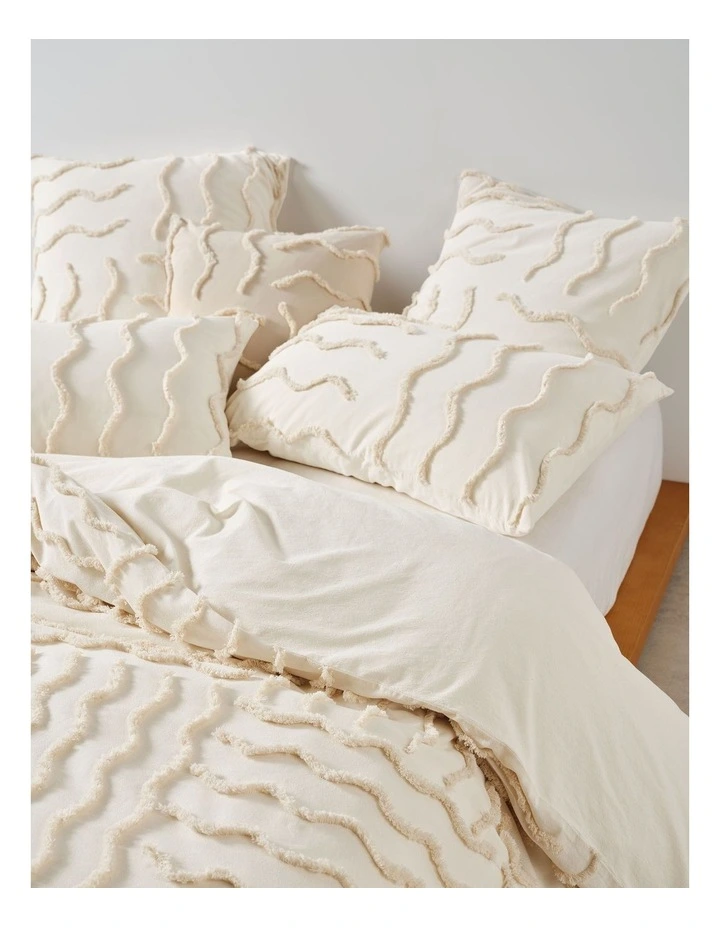 Metung Quilt Cover Set in Latte image 3