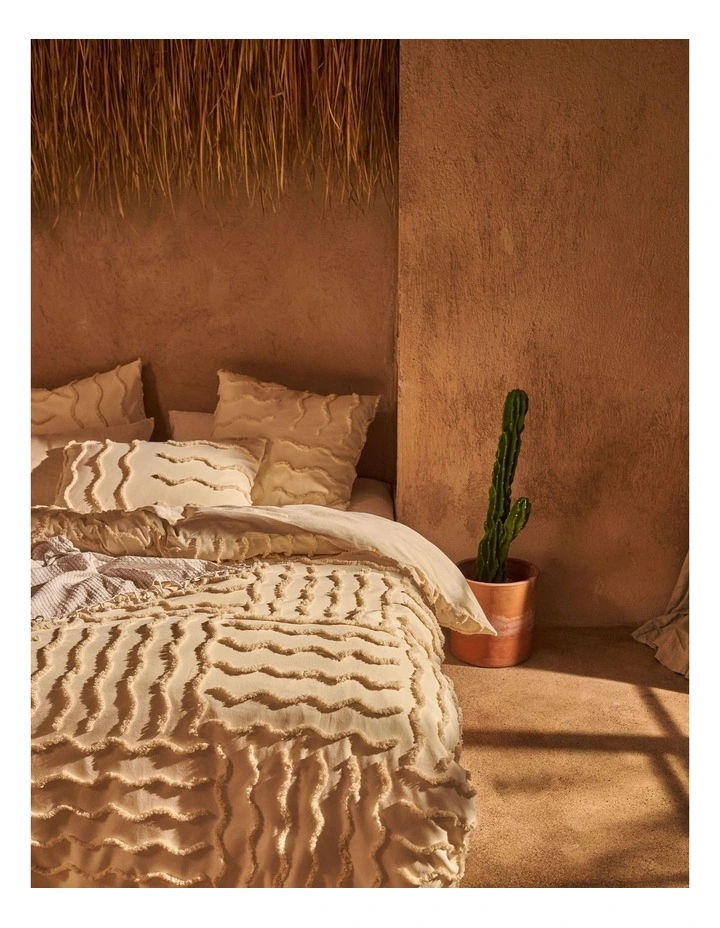 Metung Quilt Cover Set in Latte image 6