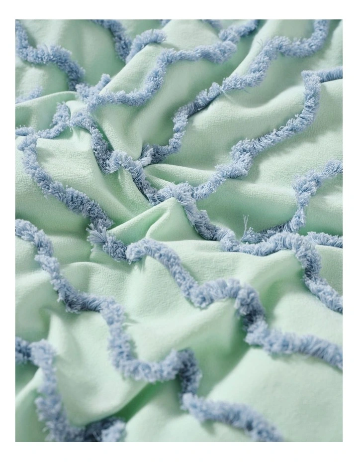 Metung Quilt Cover Set in Mint image 4