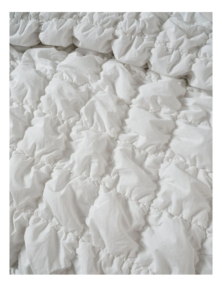 Piper Quilt Cover Set in White image 2