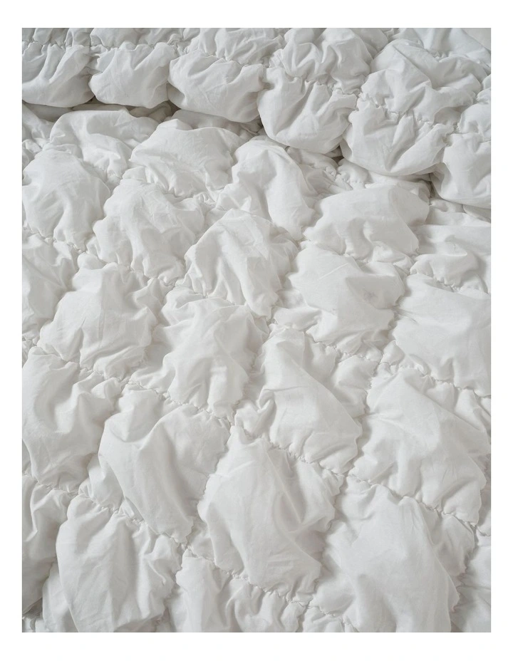 Piper Quilt Cover Set in White image 2