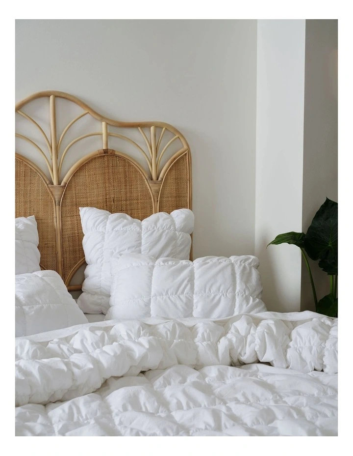 Piper Quilt Cover Set in White image 3
