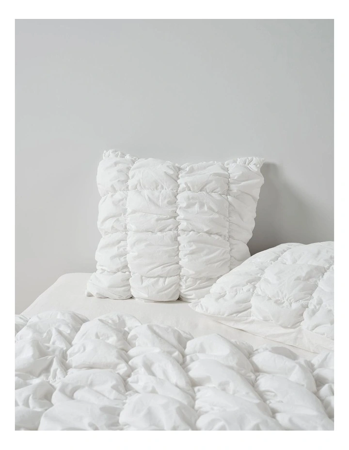 Piper Quilt Cover Set in White image 4