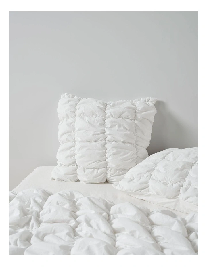 Piper Quilt Cover Set in White image 6