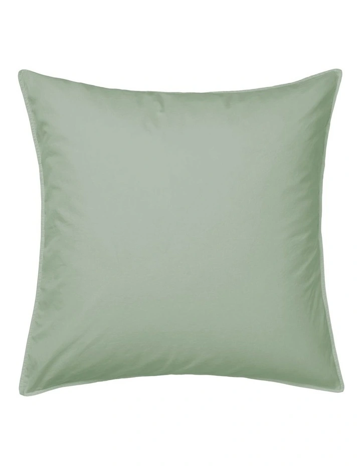 Terra Organic Cotton Quilt Cover Set in Jade image 3