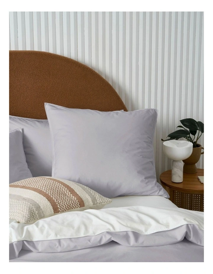 Terra Organic Cotton Quilt Cover Set in Lavender image 4
