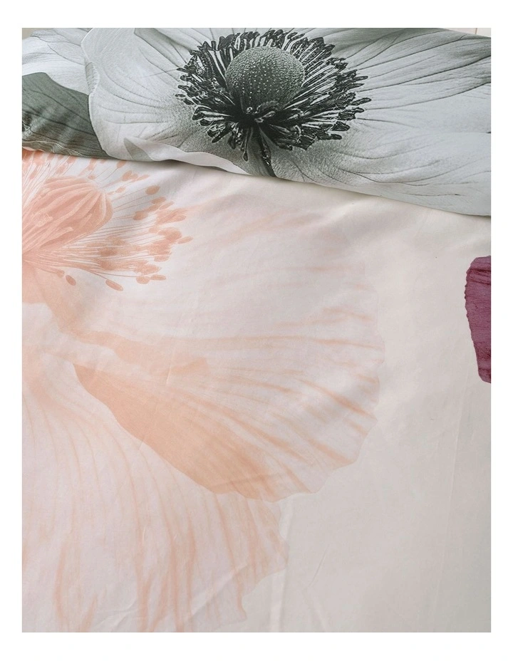 Ellie Cotton Quilt Cover Set in Blush image 2