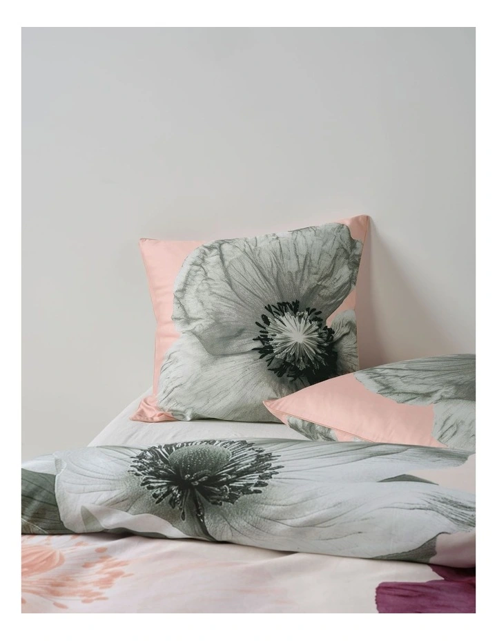 Ellie Cotton Quilt Cover Set in Blush image 5