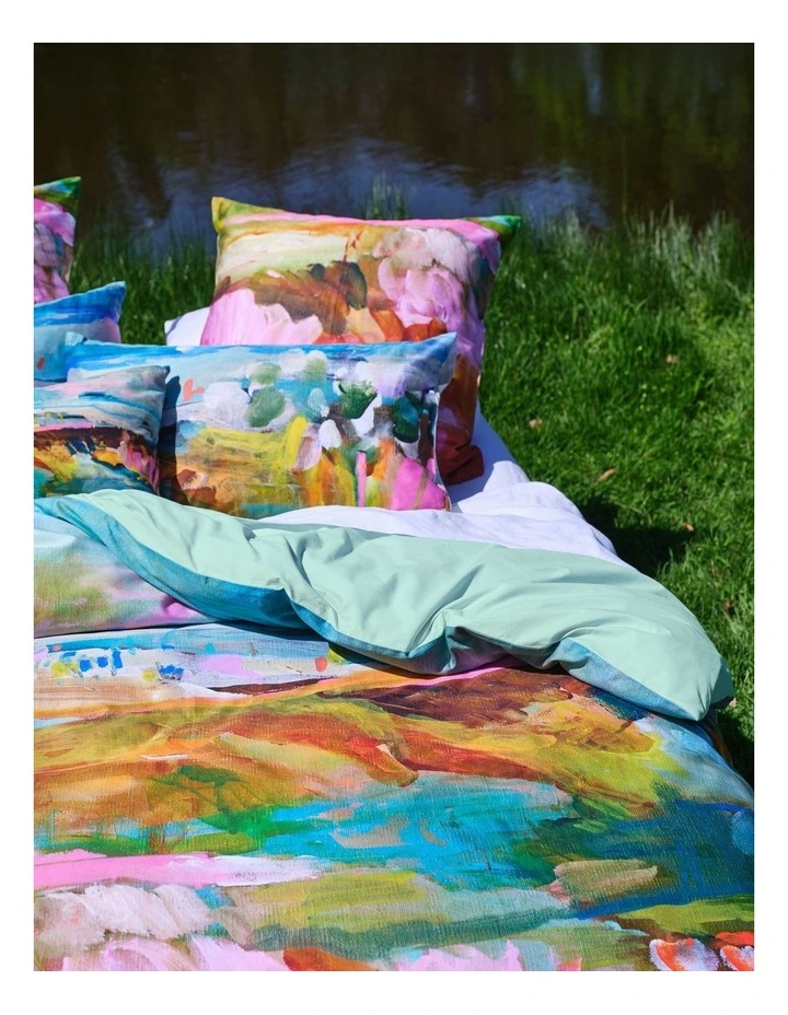 Sunrise Solstice Swims Quilt Cover Set in Multi image 3