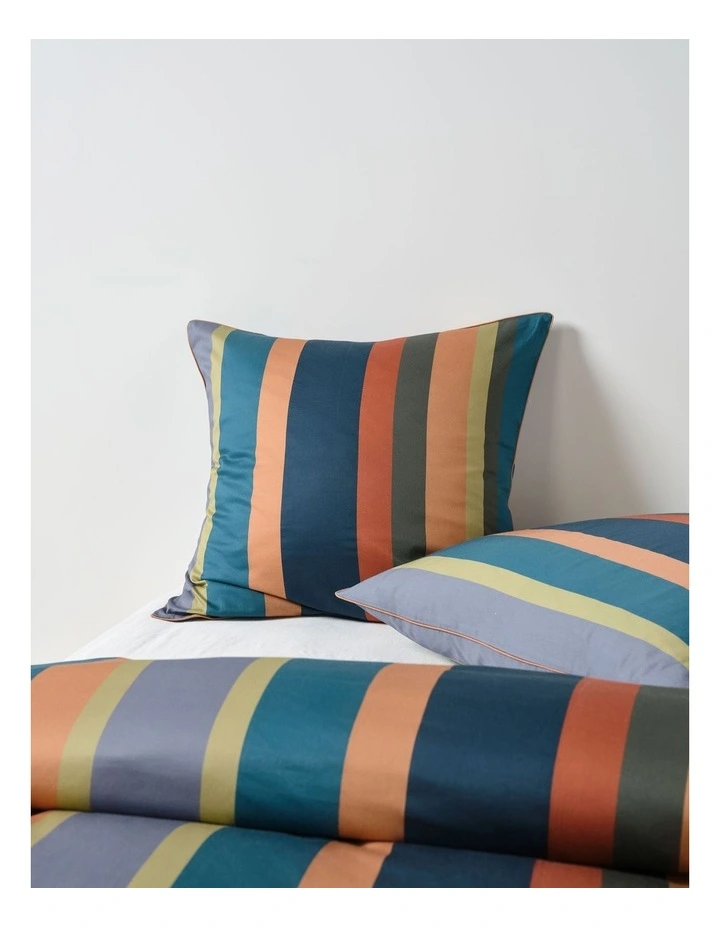 Rodgers Cotton Quilt Cover Set in Ginger image 6