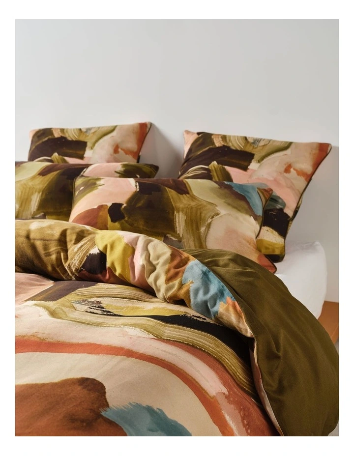 Vana Cotton Sateen Quilt Cover Set in Multi image 2