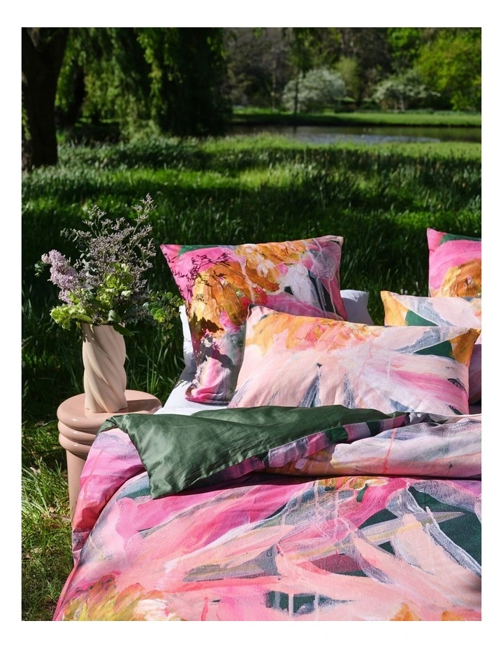 Echinacea Flowers Quilt Cover Set in Pink image 3