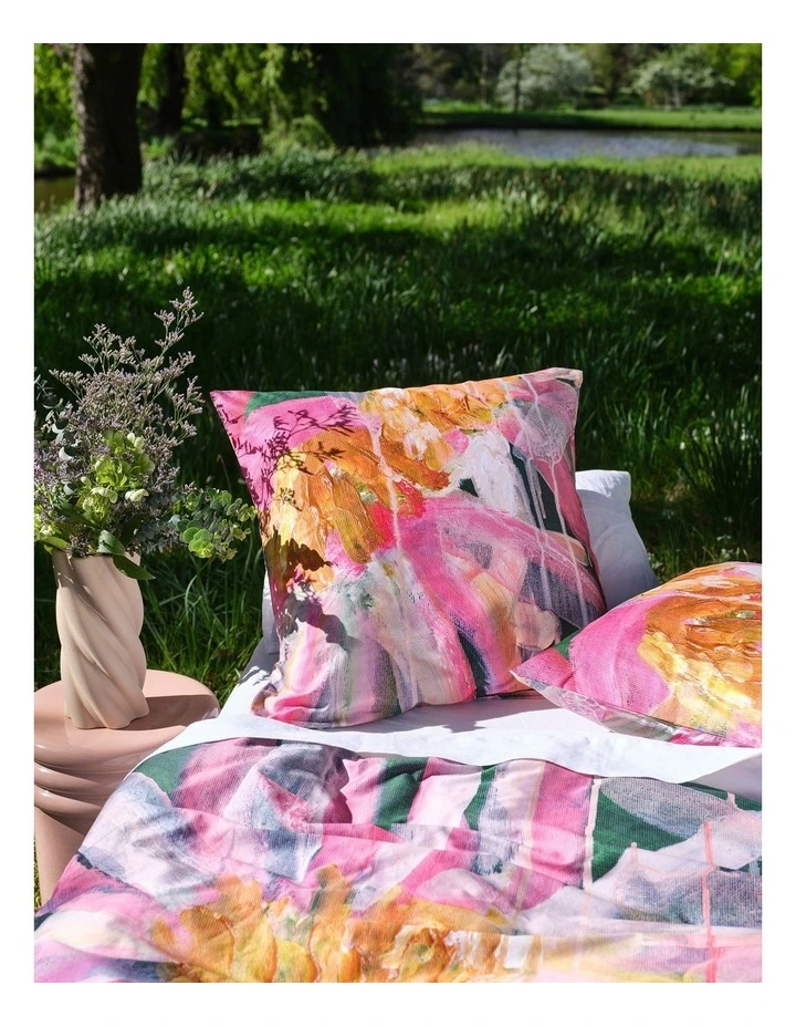 Echinacea Flowers Quilt Cover Set in Pink image 4