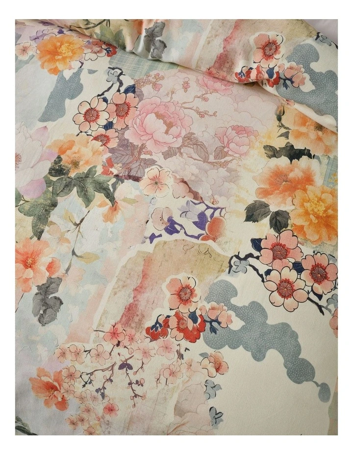 Cailee Cotton Quilt Cover Set in Orchid image 2