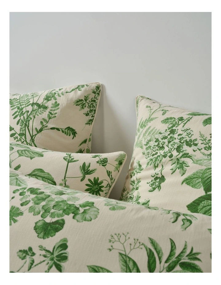 Lindy Cotton Quilt Cover Set in Natural image 5