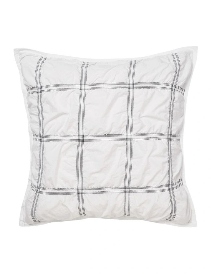 Mireya Cotton Quilt Cover Set in Snow image 6