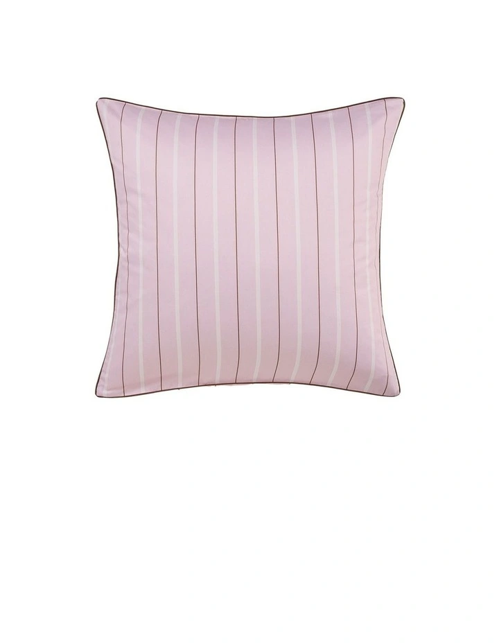Monday Stripe Cotton Sateen Quilt Cover Set In Lilac image 5