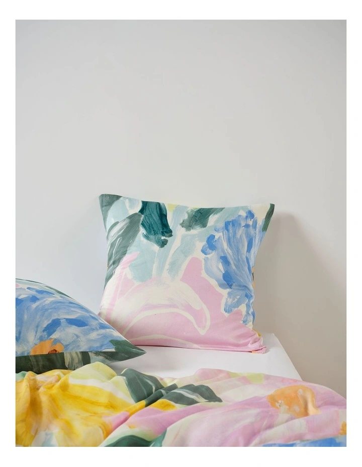 Chelsea Cotton Sateen Quilt Cover Set In Lavender image 5