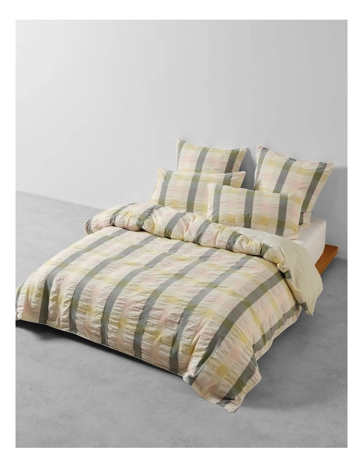 Malo Cotton Quilt Cover Set In Pear image 1