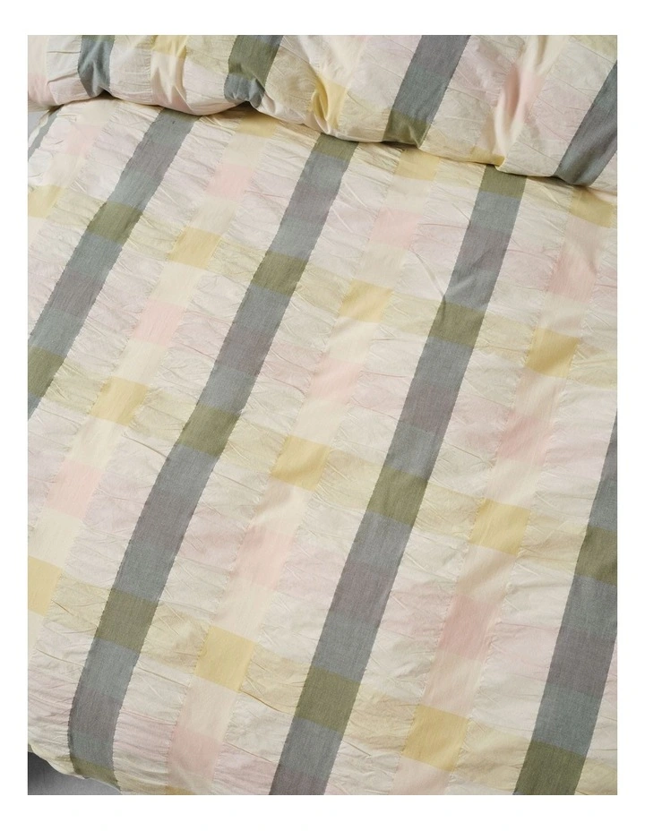 Malo Cotton Quilt Cover Set In Pear image 3