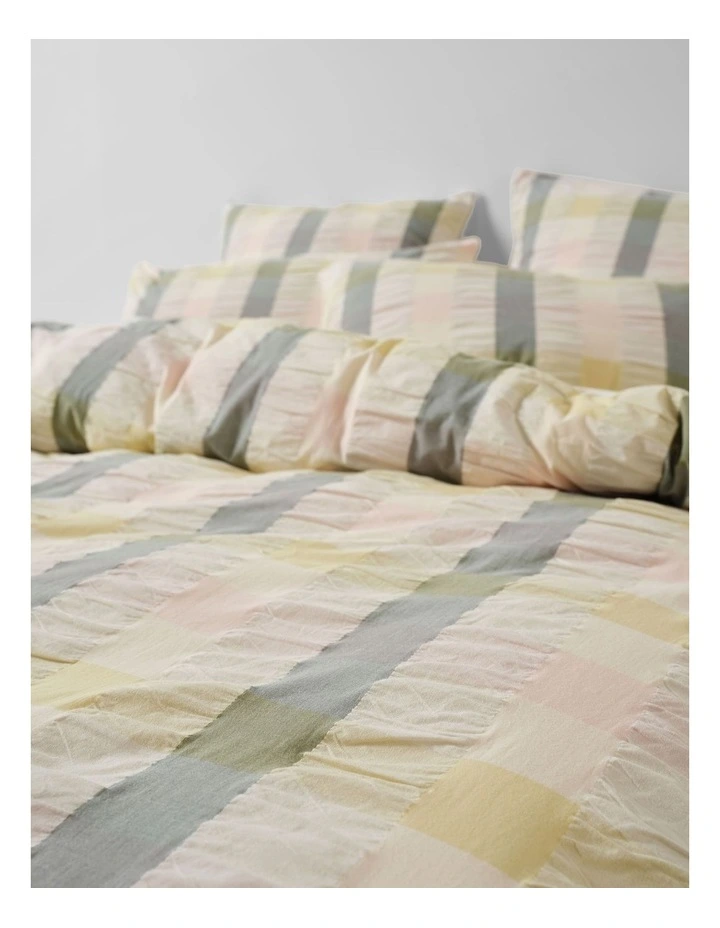 Malo Cotton Quilt Cover Set In Pear image 4