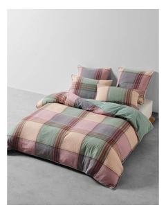 Alfresco Cotton Quilt Cover Set In Orchid