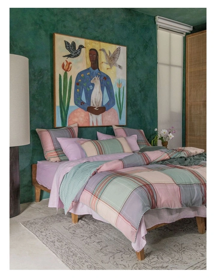 Alfresco Cotton Quilt Cover Set In Orchid image 7