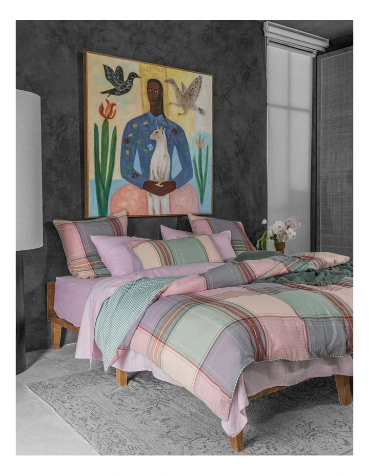 Alfresco Cotton Quilt Cover Set In Orchid image 7