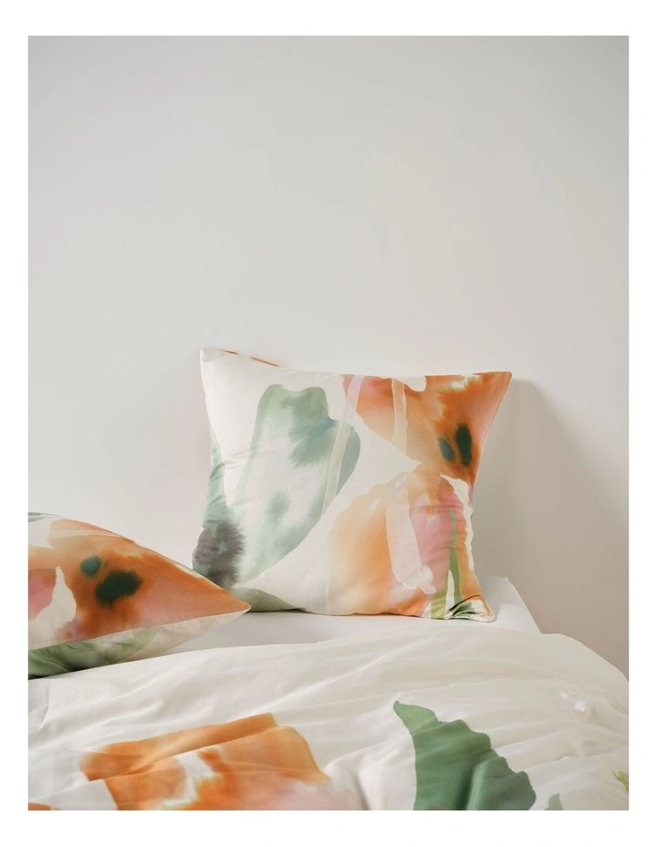 Inga Cotton Sateen Quilt Cover Set in Jade image 5