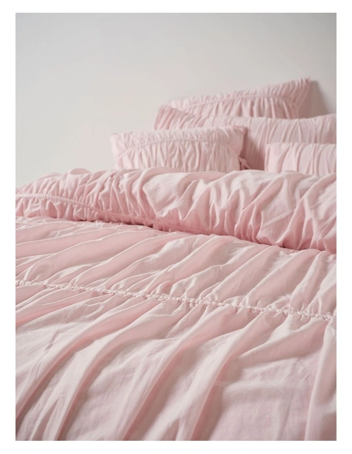 Layla Quilt Cover Set In Peony image 2